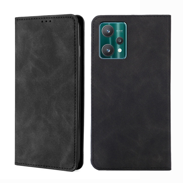 For OPPO Realme 9 Pro Skin Feel Magnetic Horizontal Flip Leather Phone Case