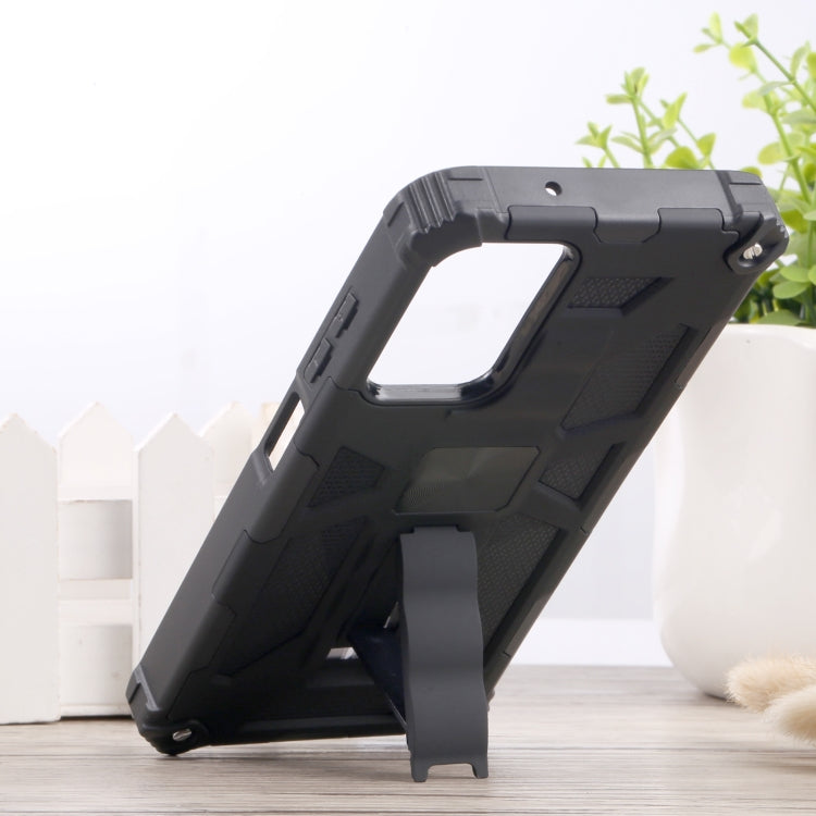 For Samsung Galaxy A03s 166mm Shockproof TPU + PC Magnetic Phone Case with Holder