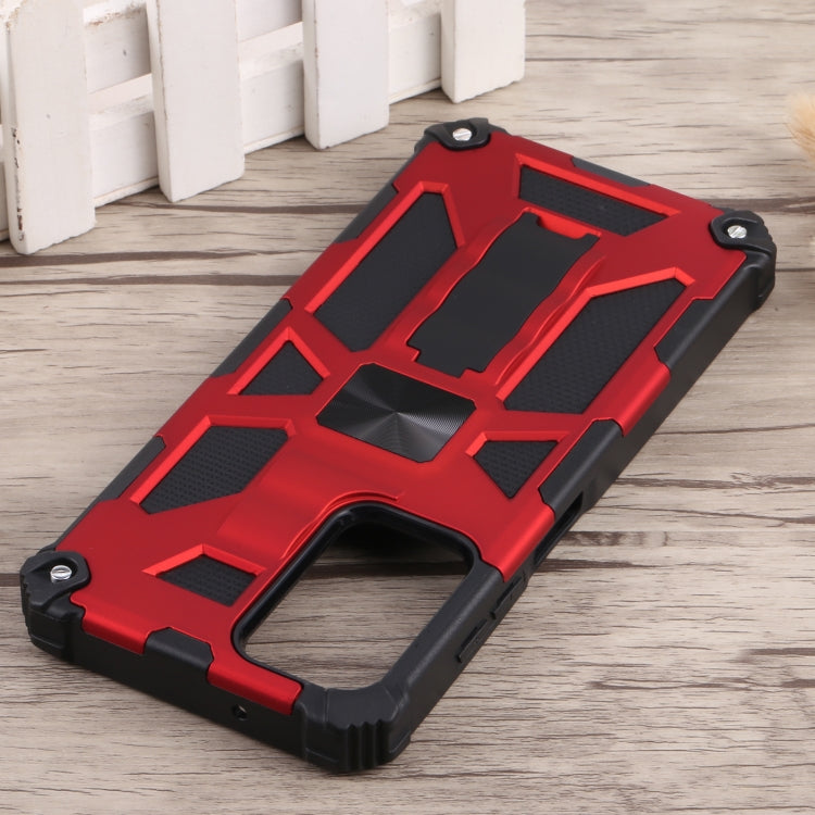 For Samsung Galaxy A03s 166mm Shockproof TPU + PC Magnetic Phone Case with Holder