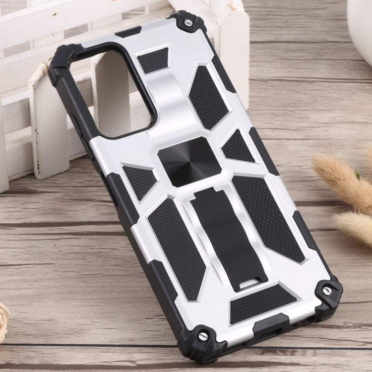 For Samsung Galaxy A03s 166mm Shockproof TPU + PC Magnetic Phone Case with Holder