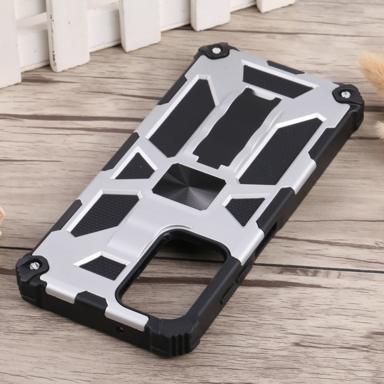 For Samsung Galaxy A03s 166mm Shockproof TPU + PC Magnetic Phone Case with Holder