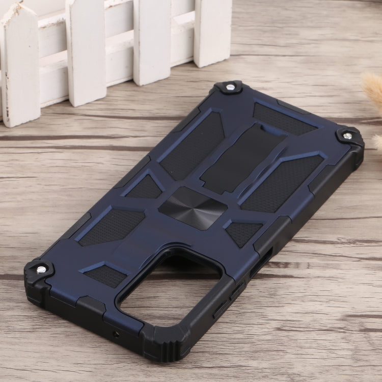 For Samsung Galaxy A03s 166mm Shockproof TPU + PC Magnetic Phone Case with Holder