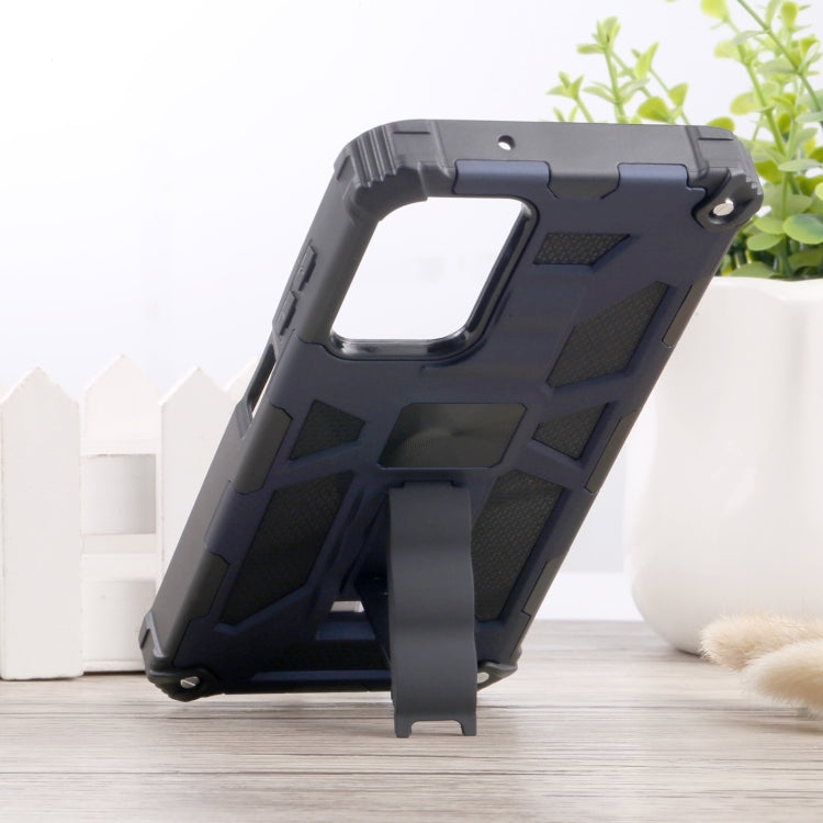For Samsung Galaxy A03s 166mm Shockproof TPU + PC Magnetic Phone Case with Holder