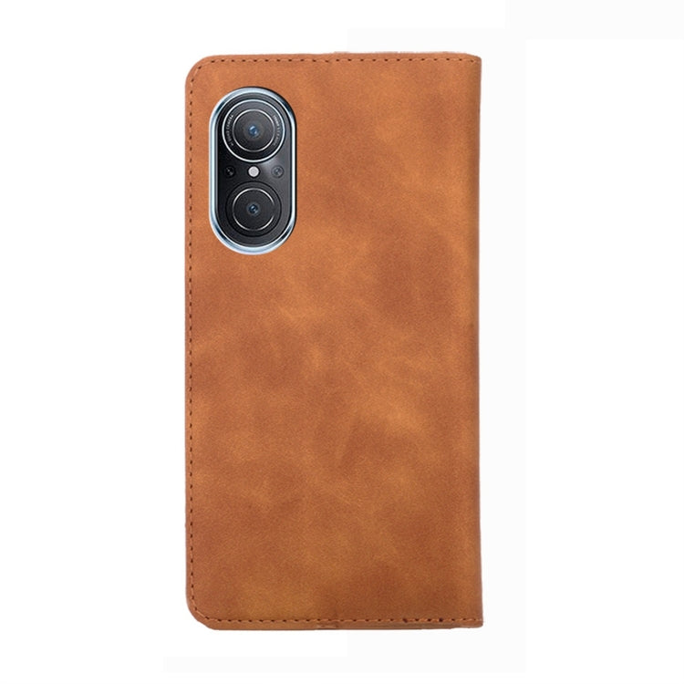 For Huawei Nova 9 SE 4G Skin Feel Magnetic Horizontal Flip Leather Phone Case