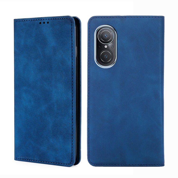For Huawei Nova 9 SE 4G Skin Feel Magnetic Horizontal Flip Leather Phone Case