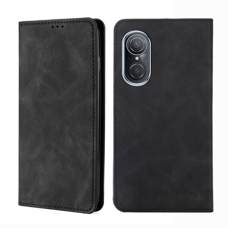 For Huawei Nova 9 SE 4G Skin Feel Magnetic Horizontal Flip Leather Phone Case