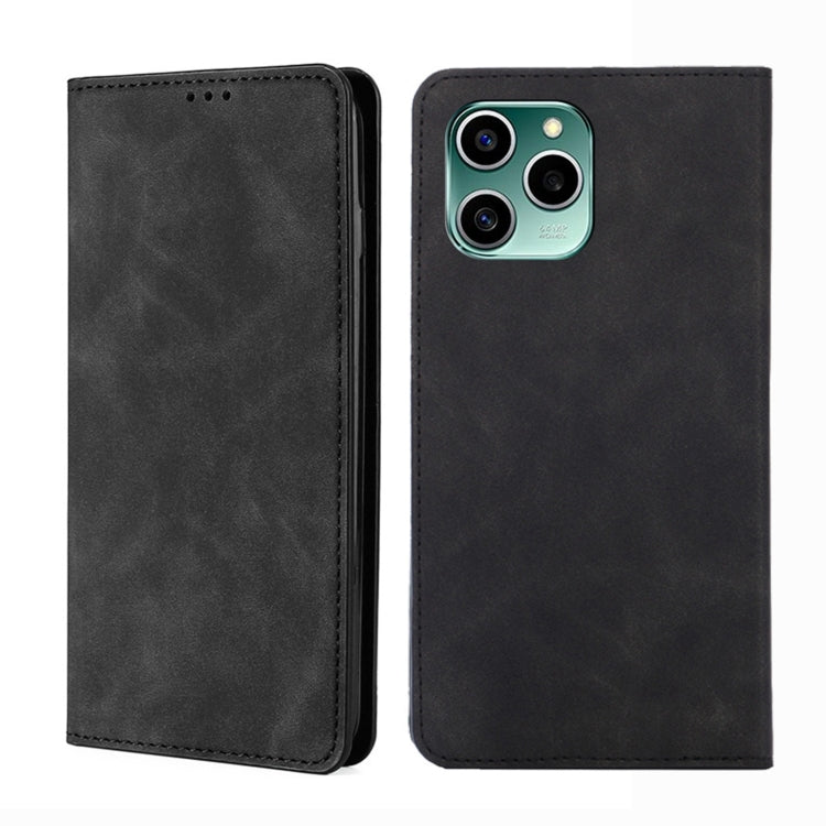 For Honor 60 SE Skin Feel Magnetic Horizontal Flip Leather Phone Case