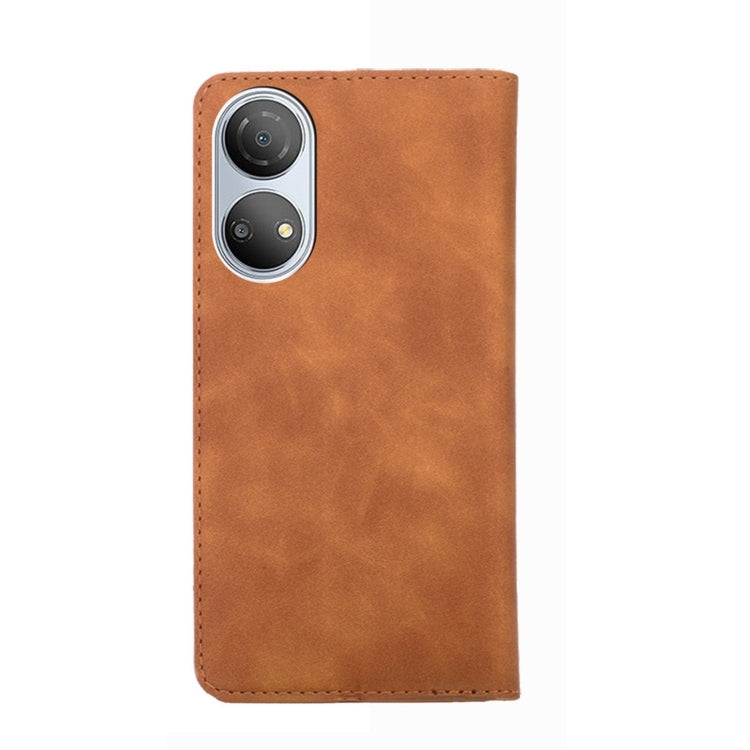 For Honor Play 30 Plus Skin Feel Magnetic Horizontal Flip Leather Phone Case