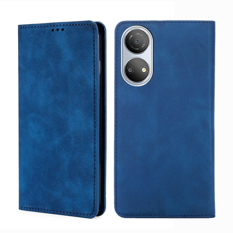 For Honor Play 30 Plus Skin Feel Magnetic Horizontal Flip Leather Phone Case