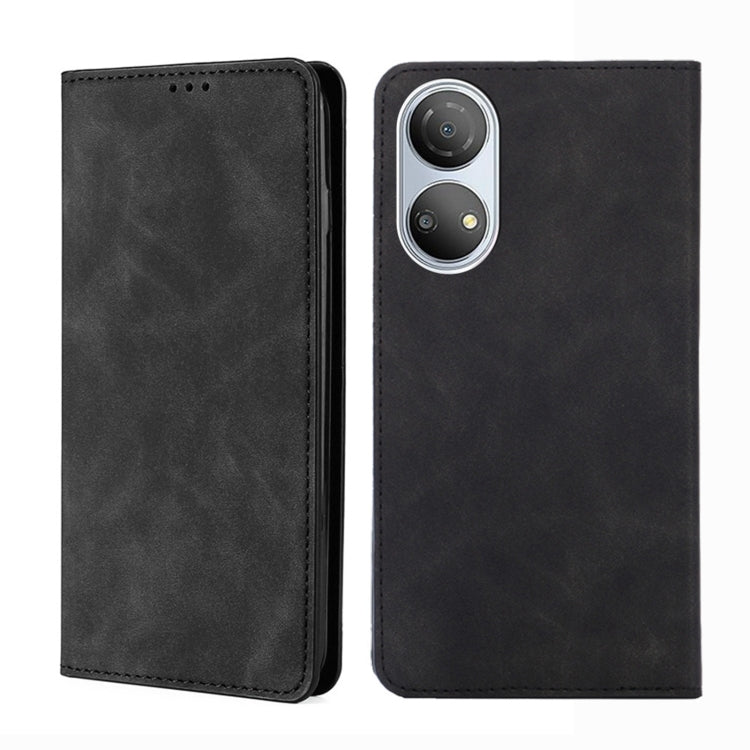 For Honor Play 30 Plus Skin Feel Magnetic Horizontal Flip Leather Phone Case