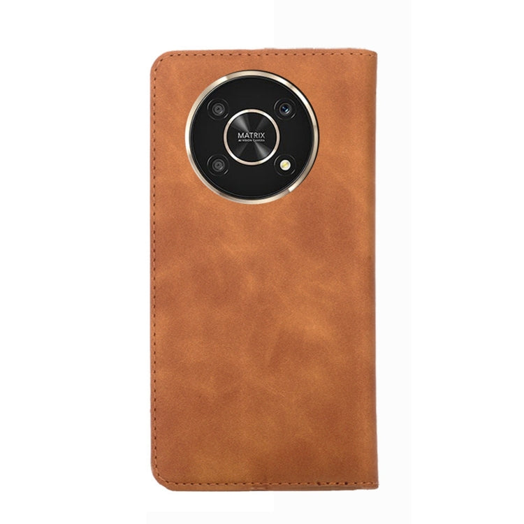 For Honor X30 Skin Feel Magnetic Horizontal Flip Leather Phone Case