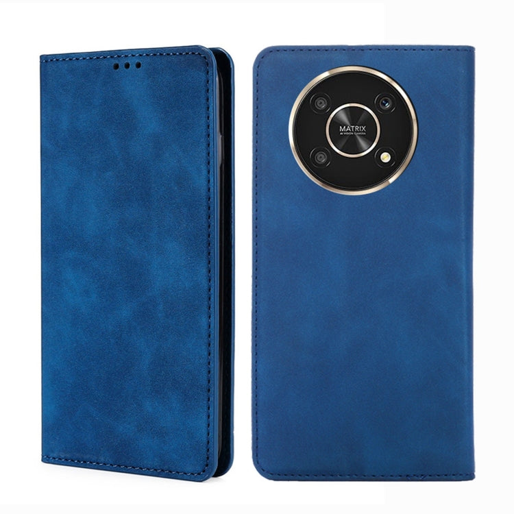 For Honor X30 Skin Feel Magnetic Horizontal Flip Leather Phone Case