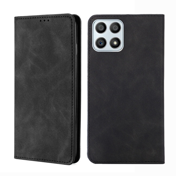 For Honor X30i Skin Feel Magnetic Horizontal Flip Leather Phone Case