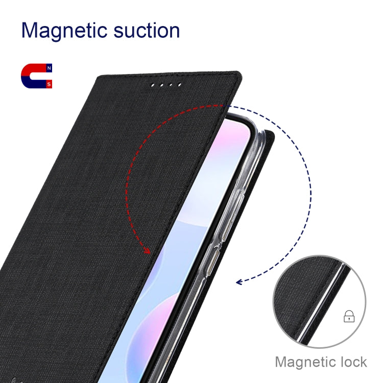 For Sharp Aquos R7 ViLi DMX Series Shockproof TPU + PU Leather Magnetic Attraction Horizontal Flip Case