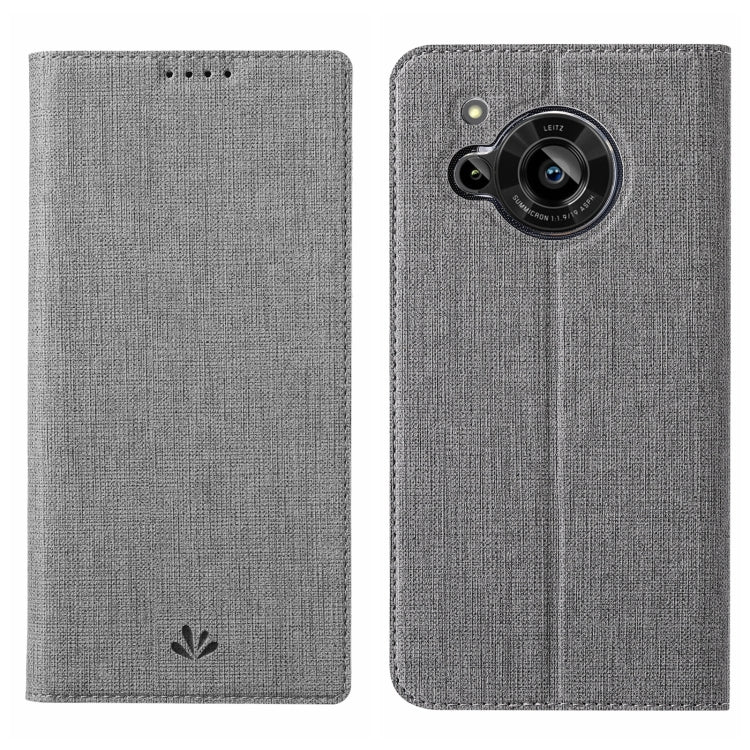 For Sharp Aquos R7 ViLi DMX Series Shockproof TPU + PU Leather Magnetic Attraction Horizontal Flip Case