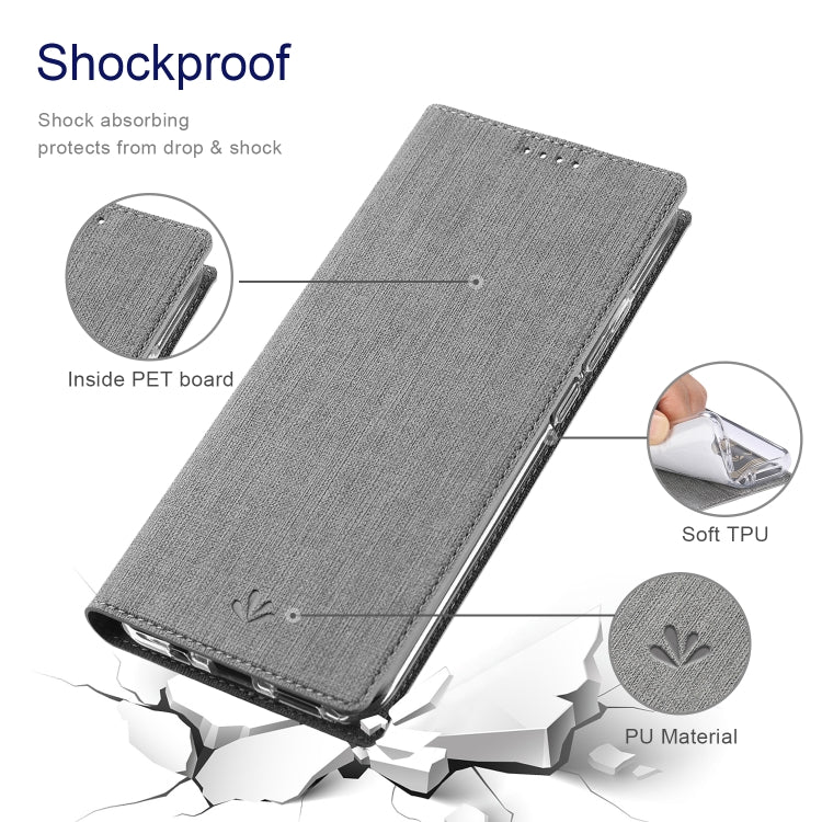 For Sharp Aquos R7 ViLi DMX Series Shockproof TPU + PU Leather Magnetic Attraction Horizontal Flip Case