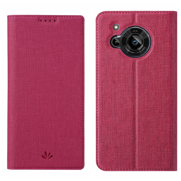 For Sharp Aquos R7 ViLi DMX Series Shockproof TPU + PU Leather Magnetic Attraction Horizontal Flip Case