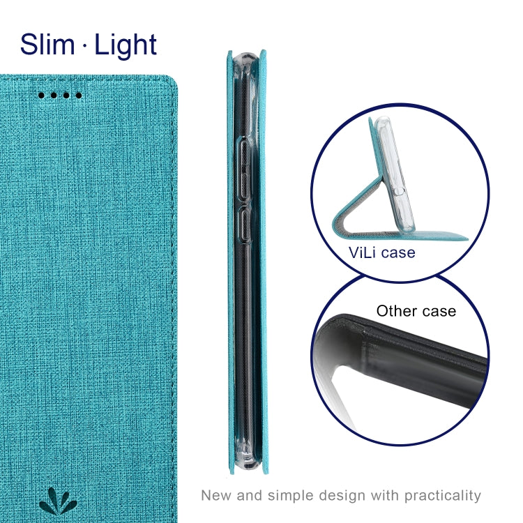 For Sharp Aquos R7 ViLi DMX Series Shockproof TPU + PU Leather Magnetic Attraction Horizontal Flip Case