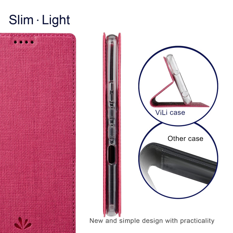 For Sharp Aquos Wish ViLi DMX Series Shockproof TPU + PU Leather Magnetic Attraction Horizontal Flip Case