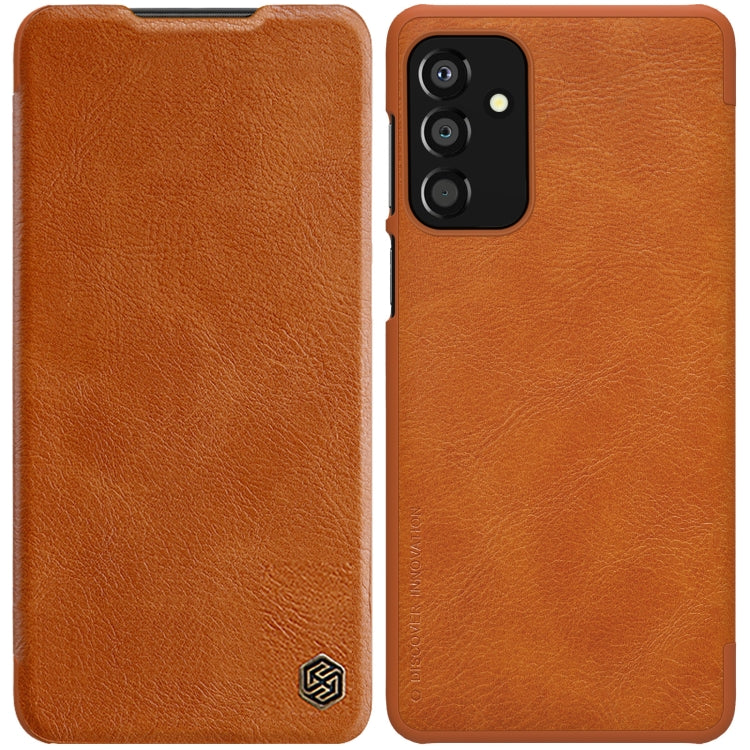 For Samsung Galaxy F23 / M23 5G NILLKIN QIN Series Crazy Horse Texture Leather Case