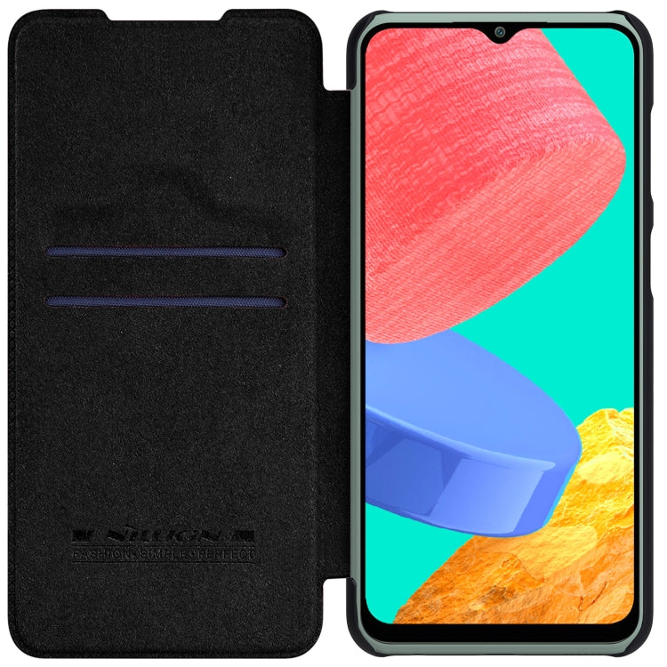 For Samsung Galaxy M33 5G NILLKIN QIN Series Crazy Horse Texture Leather Case