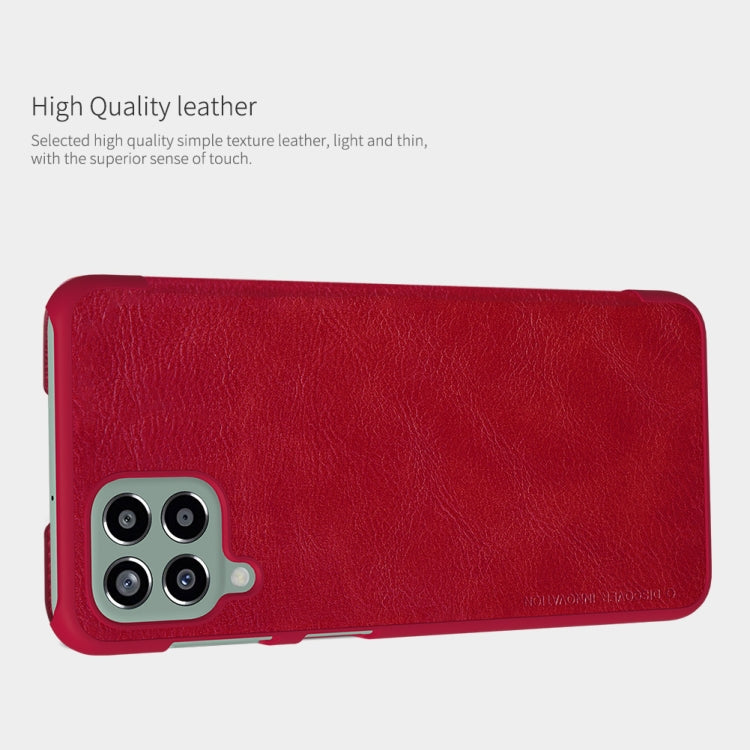For Samsung Galaxy M33 5G NILLKIN QIN Series Crazy Horse Texture Leather Case