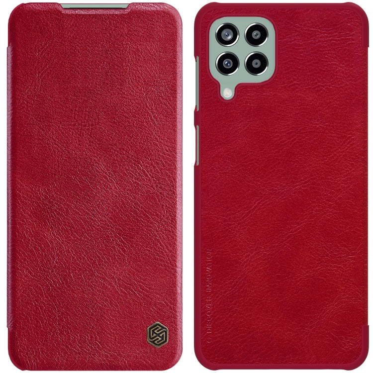 For Samsung Galaxy M33 5G NILLKIN QIN Series Crazy Horse Texture Leather Case
