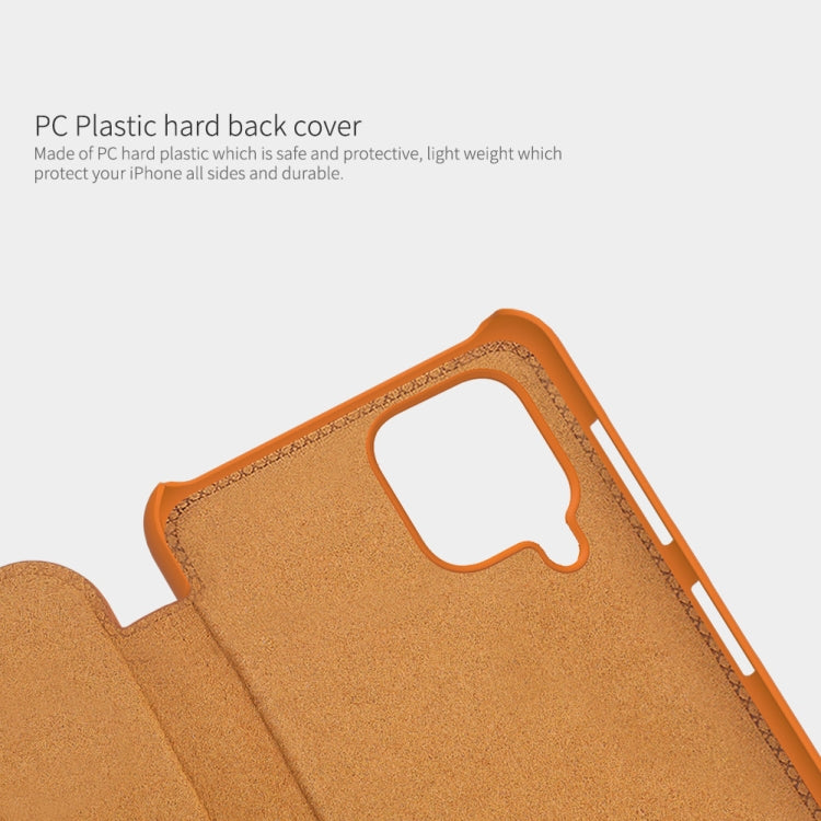 For Samsung Galaxy M33 5G NILLKIN QIN Series Crazy Horse Texture Leather Case