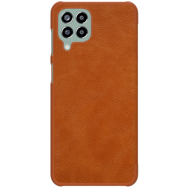 For Samsung Galaxy M33 5G NILLKIN QIN Series Crazy Horse Texture Leather Case