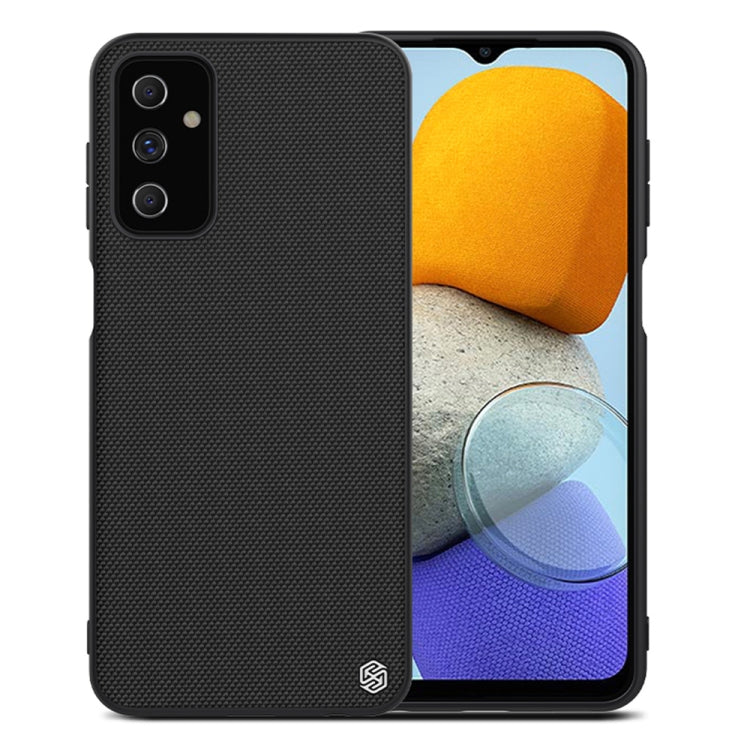 For Samsung Galaxy F23 / M23 5G NILLKIN 3D Textured Nylon Fiber TPU Phone Case(Black)