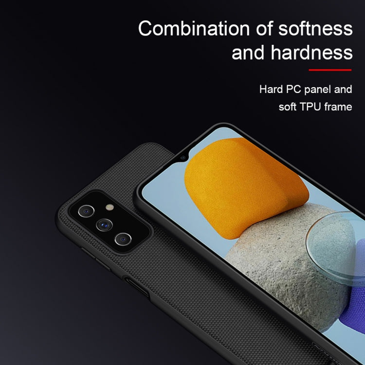 For Samsung Galaxy F23 / M23 5G NILLKIN 3D Textured Nylon Fiber TPU Phone Case(Black)