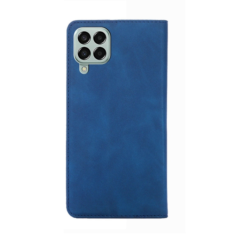 For Samsung Galaxy M33 5G Skin Feel Magnetic Horizontal Flip Leather Phone Case