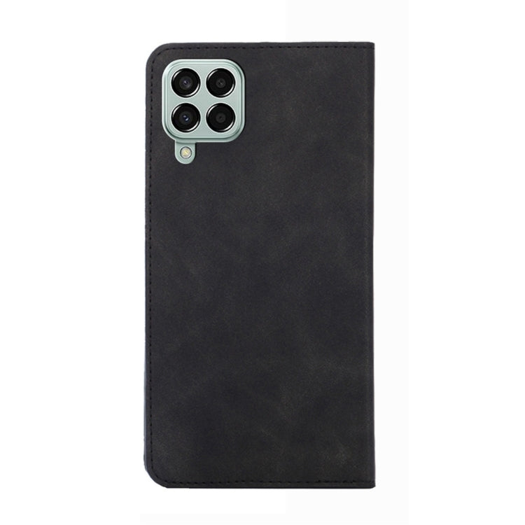 For Samsung Galaxy M33 5G Skin Feel Magnetic Horizontal Flip Leather Phone Case