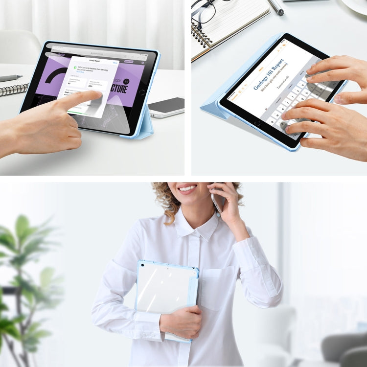 For iPad 10.2 2021 / 2020 / 2019 DUX DUCIS Copa Series Smart Leather Tablet Case