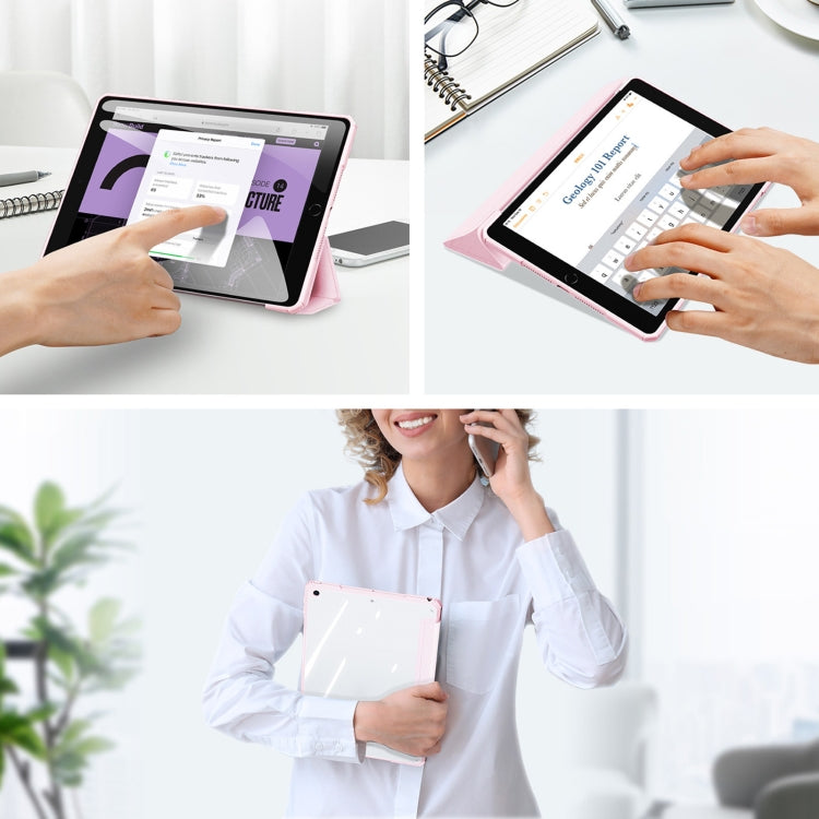 For iPad 10.2 2021 / 2020 / 2019 DUX DUCIS Copa Series Smart Leather Tablet Case