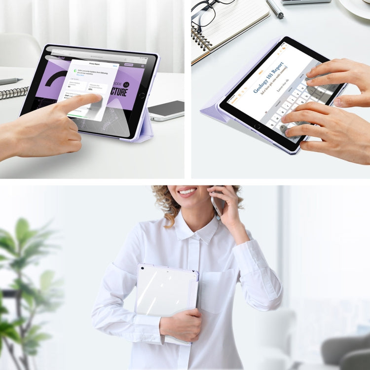 For iPad 10.2 2021 / 2020 / 2019 DUX DUCIS Copa Series Smart Leather Tablet Case