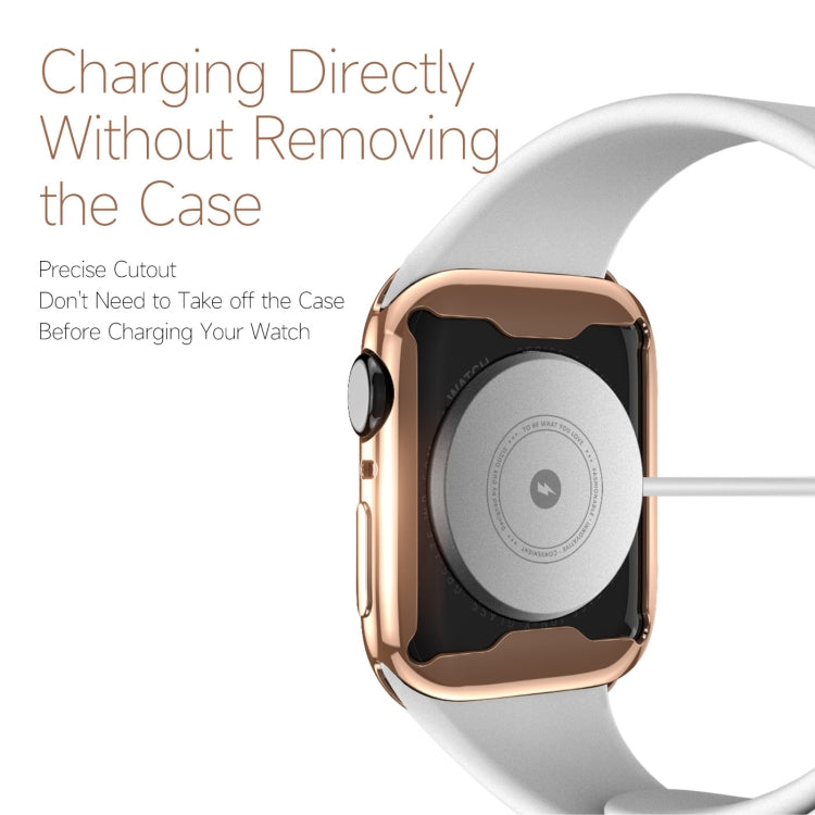 DUX DUCIS Samo Series Electroplated TPU Watch Case For Apple Watch Series 9 / 8 / 7 41mm