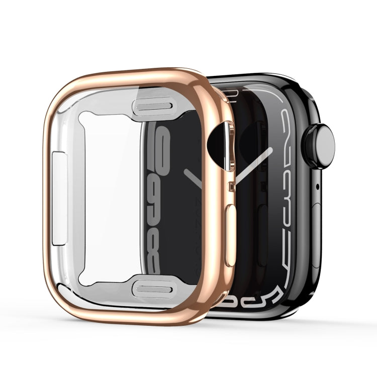 DUX DUCIS Samo Series Electroplated TPU Watch Case For Apple Watch Series 9 / 8 / 7 45mm