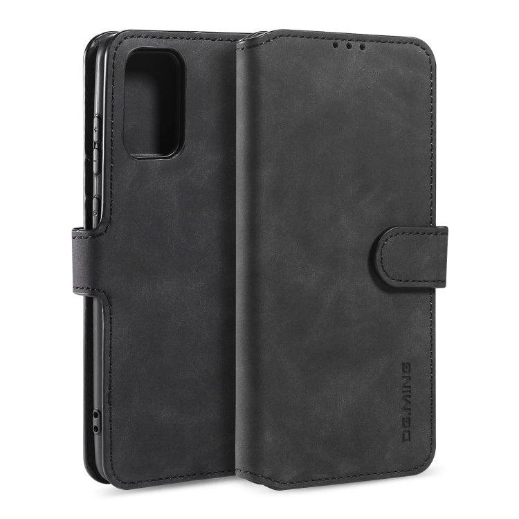 For Galaxy S20 DG.MING Retro Oil Side Horizontal Flip Case with Holder & Card Slots & Wallet