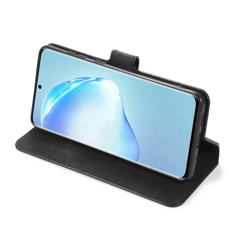 For Galaxy S20 DG.MING Retro Oil Side Horizontal Flip Case with Holder & Card Slots & Wallet