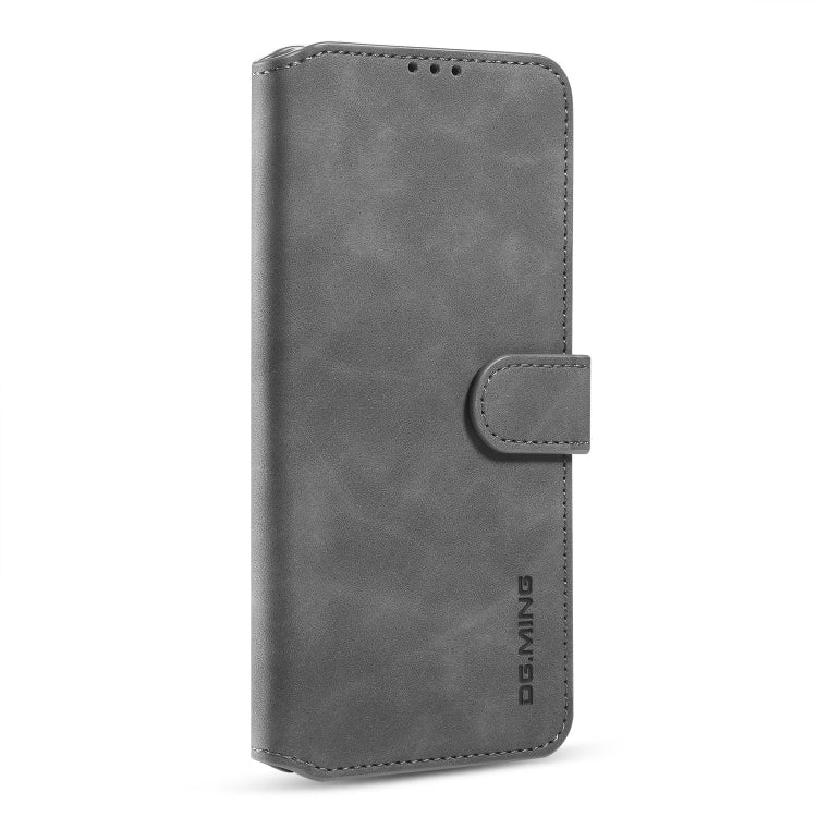 For Galaxy S20 DG.MING Retro Oil Side Horizontal Flip Case with Holder & Card Slots & Wallet