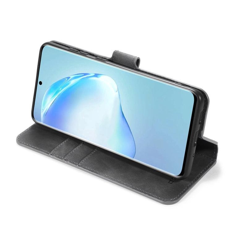 For Galaxy S20 DG.MING Retro Oil Side Horizontal Flip Case with Holder & Card Slots & Wallet