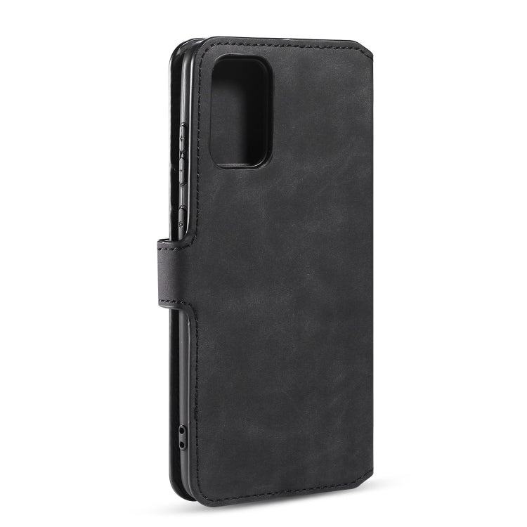 For Galaxy S20+ DG.MING Retro Oil Side Horizontal Flip Case with Holder & Card Slots & Wallet