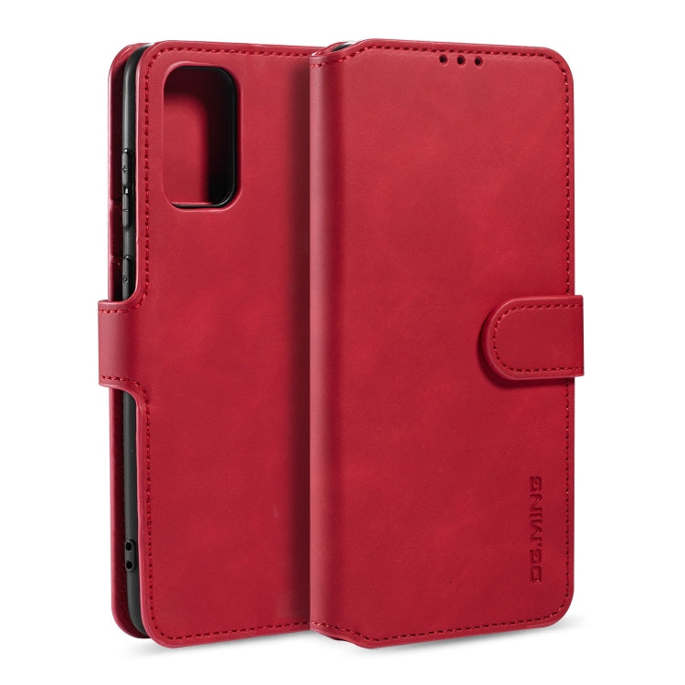 For Galaxy S20+ DG.MING Retro Oil Side Horizontal Flip Case with Holder & Card Slots & Wallet