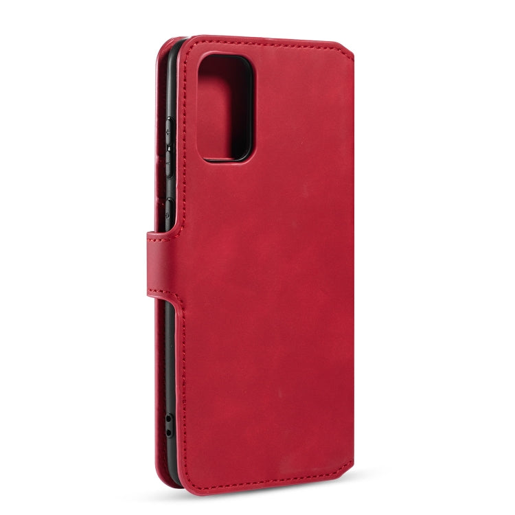 For Galaxy S20+ DG.MING Retro Oil Side Horizontal Flip Case with Holder & Card Slots & Wallet