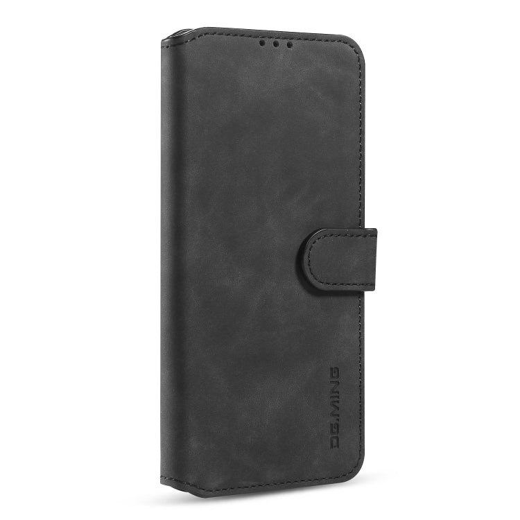 For Galaxy S20 Ultra DG.MING Retro Oil Side Horizontal Flip Case with Holder & Card Slots & Wallet