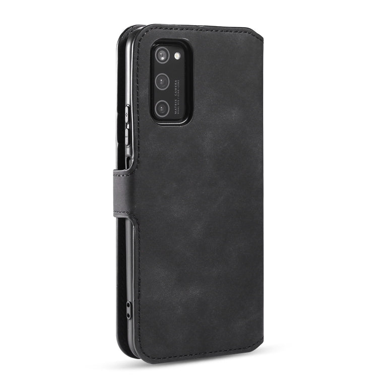 For Huawei Honor V30 DG.MING Retro Oil Side Horizontal Flip Case with Holder & Card Slots & Wallet