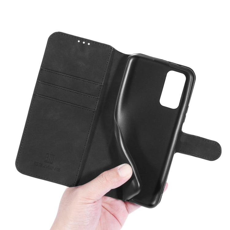 For Huawei Honor V30 DG.MING Retro Oil Side Horizontal Flip Case with Holder & Card Slots & Wallet