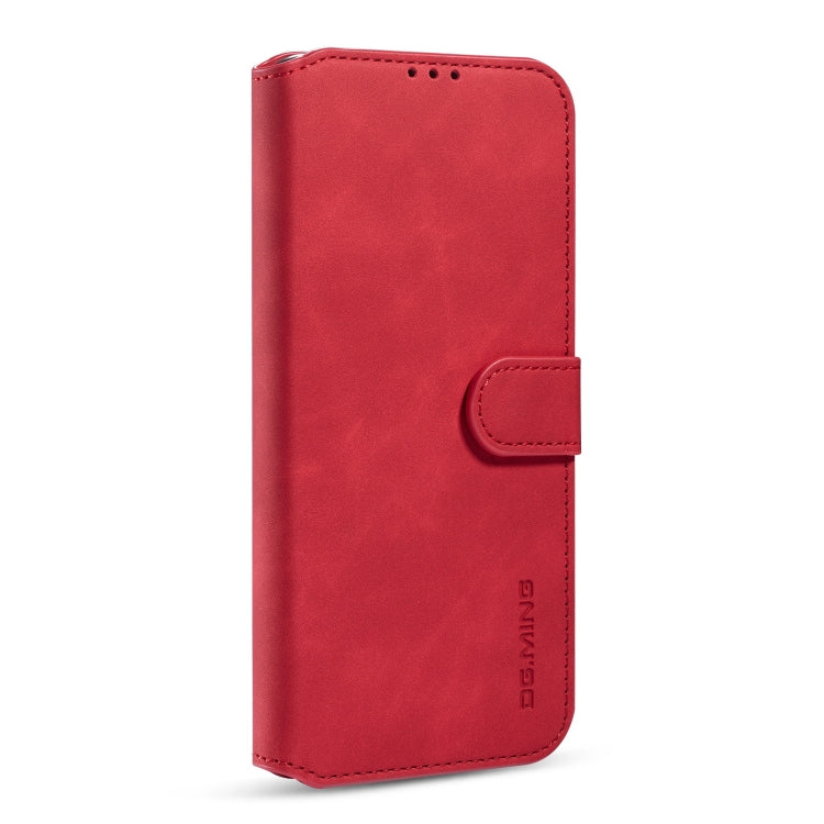 For Huawei Honor V30 Pro DG.MING Retro Oil Side Horizontal Flip Case with Holder & Card Slots & Wallet