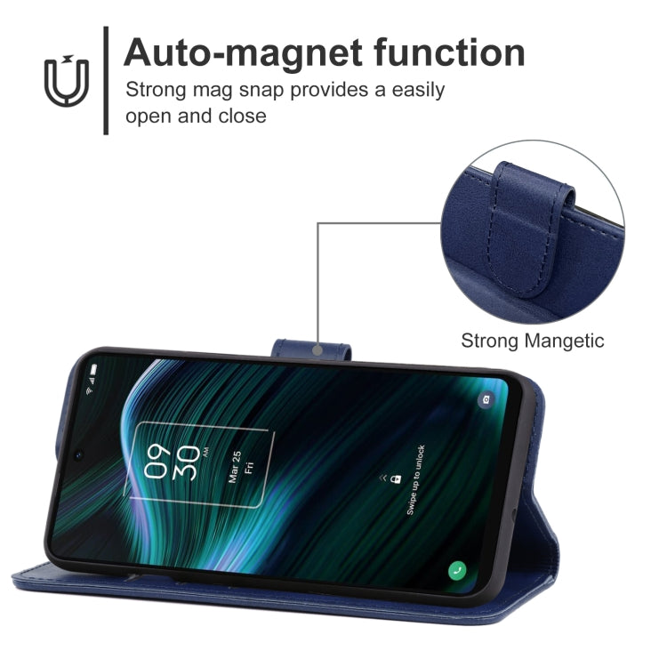 For TCL Stylus Leather Phone Case